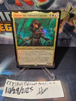 NM/M FOIL Xavier Sal, Infested Captain Commander: the Lost Caverns of Ixalan - Image 1