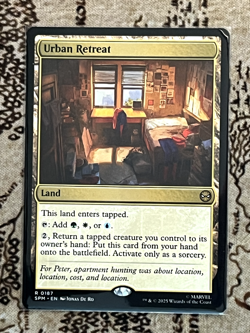 Urban Retreat - Marvel's Spider-Man - 187 - #Near Mint Magic the Gathering - Image 1