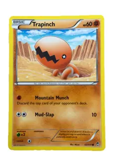 New: 2014 Pokemon TCG Trapinch 53 XY - Furious Fists Regular Common - Image 1