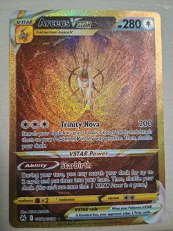 Pokemon TCG Arceus VSTAR Crown Zenith GG70 Gold Secret Rare Holo M/NM Pack Fresh - Image 1