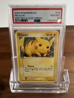 PSA 10 Pikachu 74/112 2004 Fire Red Leaf Green Pokemon TCG - Image 1