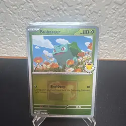 Bulbasaur 001/132 MEG 2026 Pokemon Day League Promo PLAY Stamp Reverse Holo - Image 2