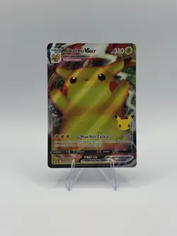 Pokemon TCG 25th Celebrations Pikachu VMAX Black Star Promo NM Mint Holo - Image 1
