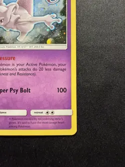 Pokemon - Mewtwo SM77 Holo Black Star Promo LP- - Image 5