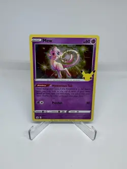 2021 Pokemon Sword & Shield Celebrations Mew Holo #011/025 - B - Image 1