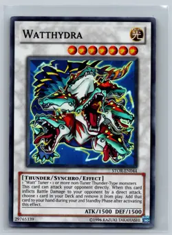 Yu-Gi-Oh! Watthydra | STOR-EN044 | Unlimited | NM/M | Super Rare - Image 1