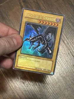 Yugioh Red-Eyes B. Dragon SDJ-001 Ultra Rare Unlimited HP Foil Bleed - Image 1