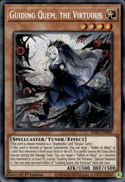 Guiding Quem, The Virtuous - Secret Rare 1st Edition RA04-EN043 - NM - YuGiOh - Image 1