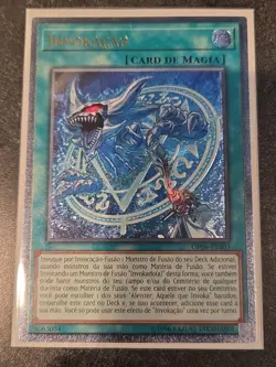*Portuguese* Yugioh Invocation OP06-EN003 Ultimate Rare NM - Image 1