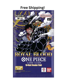 One Piece TCG - OP-10 Royal Blood - Fresh Booster Pack - ENGLISH - Image 1