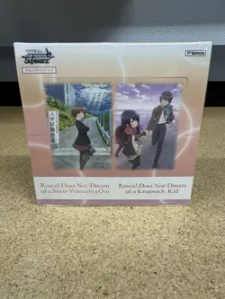 Weiss Schwarz 1st Ed Rascal Does Not Dream Series Booster Box (English Edition) - Image 1