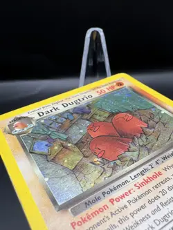 Dark Dugtrio (Holo) Unlimited Team Rocket 6/82 Pokemon Card MP - Image 3