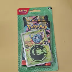 Pokemon Mega Evolution–Ascended Heroes 2-Pack Erika Tangela Foil Promo Card Coin - Image 1