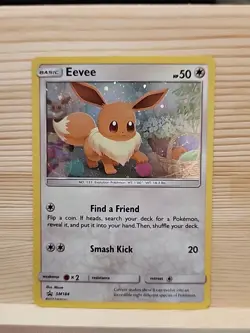 Pokemon Eevee TCG SM Black Star Promos Holo Card SM184 Single Promo Card - Image 1