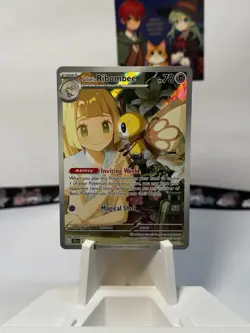Pokemon TCG Lillie's Ribombee Card Journey Together Illustration, 164/159 - Image 1