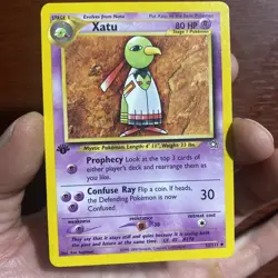 Vintage Pokemon Card Xatu 52/111 Neo Genesis WOTC 1st Edition Non Holo c481 - Image 1