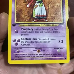 Vintage Pokemon Card Xatu 52/111 Neo Genesis WOTC 1st Edition Non Holo c481 - Image 3