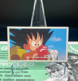 Son Goku Oolong – Dragon Ball Vintage Baseball Game Menko Card - Image 1