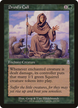 Magic MTG - Appel de la druidesse - Odyssee - EXC - FR - Image 1