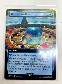MTG Blitzball Stadium #0111 Rare Extended Borderless English Magic - Image 1