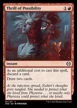 MTG - Thrill of Possibility - Foil, Phyrexia: All Will Be One - Image 1