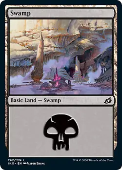 MTG - Swamp (267) - Foil, Ikoria: Lair of Behemoths - Image 1