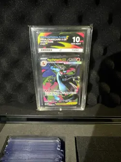 Mega Charizard x Ex 109/094 Phantasmal Flames Ace 10 Gem Mint Pokemon Card - Image 1