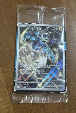 Pokemon Thundurus TCG Promo 209 Black Bolt Pokemon Center Exclusive Sealed - Image 1