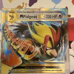 ** A Mega Pidgeot EX 65/108 XY Evolutions NM Pokemon - Image 3