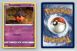 Pumpkaboo #76/203 SWSH Evolving Skies Common Pokemon 2021 TCG Card - Image 1
