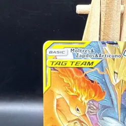 Pokemon TCG Moltres Zapdos and Articuno Tag Team GX 44/68 Hidden Fates MINT (2) - Image 2