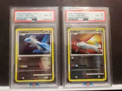 Pokemon Great Encounters Latios & Latias Reverse Foil PSA 8 Sequential Set - Image 1
