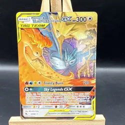 Pokemon TCG Moltres Zapdos and Articuno Tag Team GX 44/68 Hidden Fates MINT - Image 1