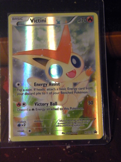 Victini XY117 Holo Full Art Pokemon TCG XY Black Star Promo 2016 NM - Image 1