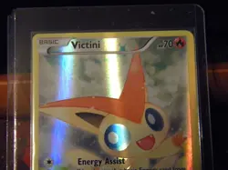 Victini XY117 Holo Full Art Pokemon TCG XY Black Star Promo 2016 NM - Image 3