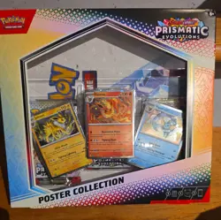 Pokemon Prismatic Evolutions Poster Collection Box New Factory Sealed - Image 1