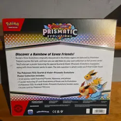 Pokemon Prismatic Evolutions Poster Collection Box New Factory Sealed - Image 2
