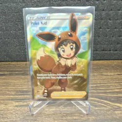 Pokemon TCG Poke Kid Full Art Ultra Rare Trainer 070/072 Shining Fates - NM - Image 1