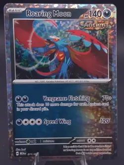 Roaring Moon 011/015 - 2024 McDonald's Promo - Holo Ancient - Pokemon TCG - NM - Image 1