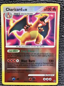 Pokemon DBPB# 006 Charizard 3/132 Secret Wonders Reverse Holo LP - Image 1