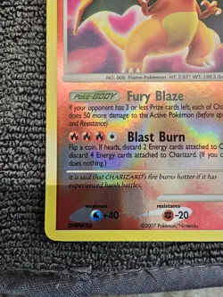 Pokemon DBPB# 006 Charizard 3/132 Secret Wonders Reverse Holo LP - Image 2