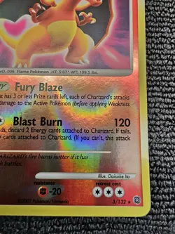 Pokemon DBPB# 006 Charizard 3/132 Secret Wonders Reverse Holo LP - Image 3