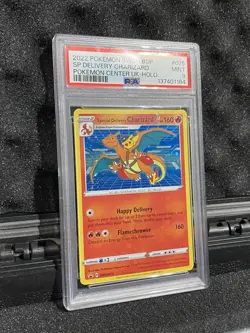 Pokemon Center TCG Special Delivery Charizard SWSH075 PSA 9 Rare Holo 2022 - Image 2