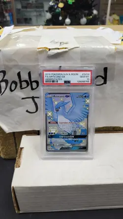 2019 ARTICUNO GX FULL ART SHINY VAULT HIDDEN FATES POKEMON PSA 10 GEM MINT #SV54 - Image 1
