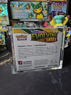 Pokemon Evolving Skies Booster Box Sealed New Mint with Grail Guard protector - Image 3