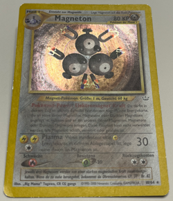 Magneton Holo 10/64 – 2001 German Neo Revelation Pokemon TCG – LP-MP - Image 2