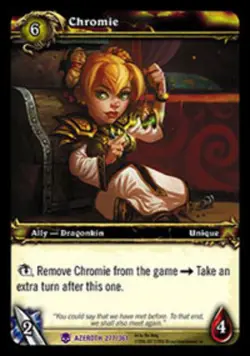 Heavy Play WoW TCG Chromie Heroes of Azeroth World of Warcraft - Image 1