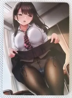 JK Cute Girl Goddess Story ACG Anime Waifu Double-Sided Trading Card - Image 1