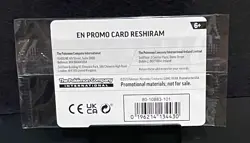 MINT SEALED Pokemon Phantasmal Flames Reshiram BLACK STAR PROMO CARD TCG 017/094 - Image 2