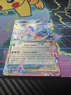 Pokemon TCG Lapras EX Stellar Crown SV07 Holo Card 032/142 - Image 2